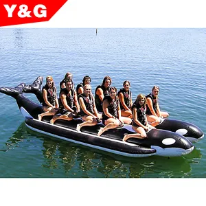 Y & G inflável Banana Boat para venda | Custom inflável água Banana Boat | Design livre, TUV, CE, ISO, inflável Banana Boat