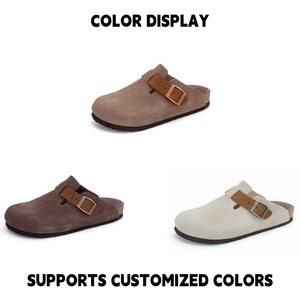 Hogar transpirable cómodo de doble cara de gamuza de vaca para zapatillas para <span class=keywords><strong>zapatos</strong></span> <span class=keywords><strong>Birkenstock</strong></span> EVA - Product Image 1