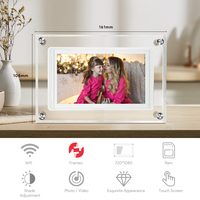 Frameo APP 10.1 İnç Dokunmatik Ekranlı Dijital Fotoğraf Çerçevesi, Saat, MP4 Video, MP3 Ses, Wi-Fi özellikli
