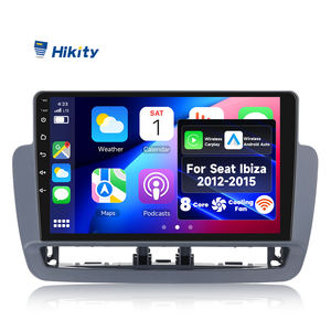 Hikity Qualcomm 8 Núcleos 9'' para <span class=keywords><strong>Seat</strong></span> <span class=keywords><strong>Ibiza</strong></span> 2012-2015, Estéreo para Auto, 4+64G, Carplay Inalámbrico, Android Auto, WiFi, 4G, Ventilador de Refrigeración, Venta al por Mayor - Product Image 1