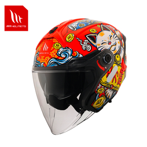 Casco de Moto MT Helmets COSMO SV 3/4 Abierto con Doble Visor ABS/PC Unisex para Todas las Estaciones Certificado 3C Homologado ECE - Product Image 2