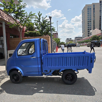 Mini pick-up électrique écologique et économe en énergie pour le transport de passagers et de marchandises, moteur 60V/72V 2000W, autonomie 100-120 km