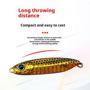 Leurre de pêche artificiel en métal cuillère en métal leurre de poisson en plomb avec hameçons aigus leurre de pêche méné - Product Image 3