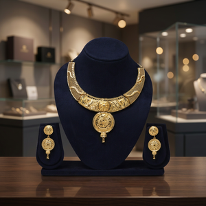 Wholesale 14K 18K 24K Gold Plated Box Chain Necklaces Women's Wedding Traditional Fashion Jewelry Brass Gold Filled Jewelry Set - Product Image 2