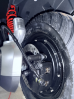 Electric Motorcycle 1200W 55km/h TCS Anti-Slip Traction Food Delivery Riding City Daily Commuter