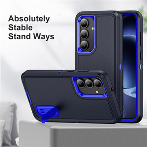 Funda Protectora Antigolpes de Grado Militar con Protección de 360 Grados Compatible con <span class=keywords><strong>Samsung</strong></span> <span class=keywords><strong>Galaxy</strong></span> <span class=keywords><strong>S22</strong></span> S26 A53 5G con Soporte - Product Image 2