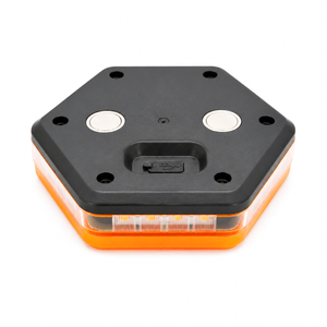 Luz de Advertencia Magnética Compacta Recargable de Alta Visibilidad, Luz Intermitente Ámbar para Estacionamientos, Obras Viales y Garajes - Product Image 4