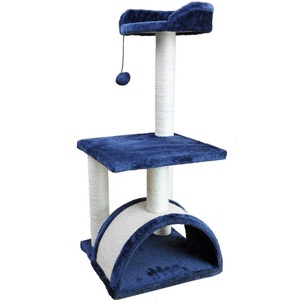 Petit arbre à <span class=keywords><strong>chat</strong></span> populaire avec poteaux à gratter en Sisal, griffoir pour meubles, Design fonctionnel, les chats aiment - Product Image 4