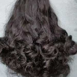 ผมแท้แบบอินเดีย ลอนคลื่น 100% ผมบริสุทธิ์ ธรรมชาติและนุ่ม จากผู้ผลิตในอินเดียโดยตรง - Product Image 1