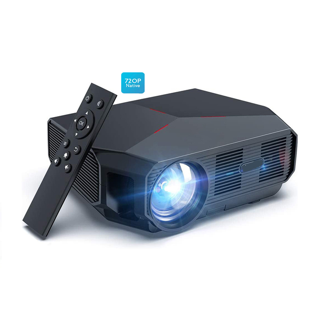 OEM FHD Digital Beamer 600ANSI Android 9 Wireless 1080P Projector with 3D Built-in Speakers Portable WIFI BT