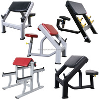 Équipement de gymnastique robuste banc de musculation haltère tabouret assis prédicateur Curl auxiliaire haltère plaque cintre pour entraînement poitrine/bras