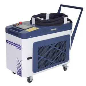1000W 1500W 2000W 3000W Metal Rust Oxide Painting Coating Graffiti Removal Fiber Laser Cleaning Machine