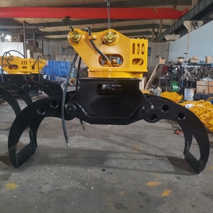 DHG-04 Graafmachine Hydraulische Roterende <span class=keywords><strong>Log</strong></span> Grijper Hout Voor 4-8 Ton Graafmachine - Product Image 3