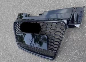 Convient pour 2008-2014 <span class=keywords><strong>Audi</strong></span> <span class=keywords><strong>A6</strong></span> TT TTRS 8J Grille de pare-chocs avant Grille en nid d'abeille argentée - Product Image 2