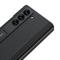 Luxe la charnière avec étui de téléphone pliant à attraction magnétique pour Samsung Galaxy Fold 6 Protection tout compris Z Fold6 étui