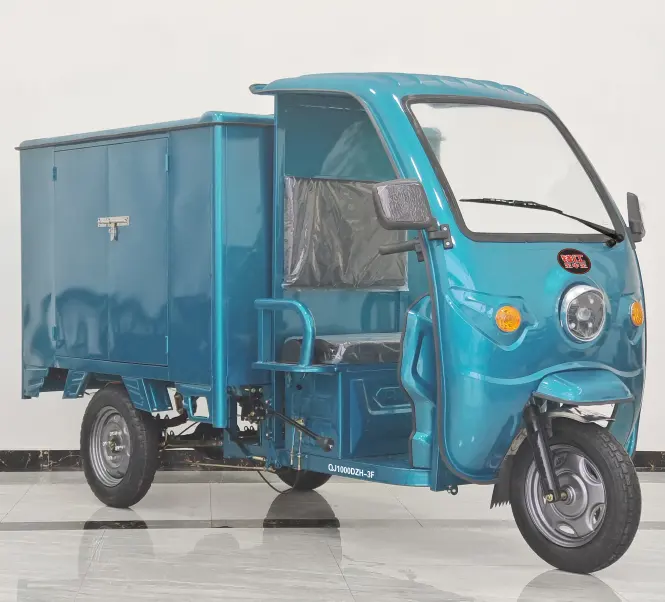 TianYing Factory High Performance Safe and Durable Green Energy Battery Tricycle Motorcycle Closed
