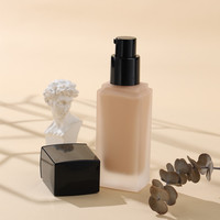 Usine de maquillage bas quantité minimale de commande fond de teint mat longue durée à couverture complète marque privée fond de teint liquide imperméable pour peau foncée