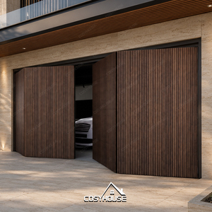 <span class=keywords><strong>Porte</strong></span> <span class=keywords><strong>de</strong></span> <span class=keywords><strong>garage</strong></span> basculante en aluminium <span class=keywords><strong>sur</strong></span> <span class=keywords><strong>mesure</strong></span>, monobloc, <span class=keywords><strong>motorisée</strong></span>, à simple panneau, pour villa moderne - Product Image 5