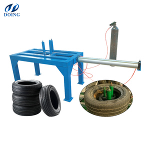 La machine portative personnalisable de recyclage de pneu de rebut peut doubler/tripler le pneu utilisant l'air comprimé et l'électricité - Product Image 6