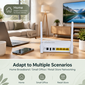 Terminal de réseau optique XPON ONU SUR5106M 1GE+3FE+1TEL+1USB WiFi 2.4G GPON EPON ONU ONT avec 2 antennes 5dBi pour FTTH - Product Image 3