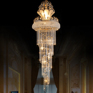 Tùy Chỉnh Trang Trí Nội Thất Chứng Nhận Đám Cưới Đẹp Lustre Trang Chủ Chất Lượng Cao Ăn Vàng Fancy Led Crystal Chandelier - Product Image 1