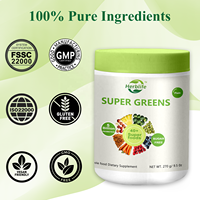 Complément Alimentaire HACCP OEM ODM : Poudre de Superaliments Verts - Mélange Super Vert avec Enzymes Digestives et Antioxydants