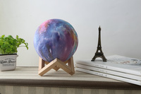 Meilleures ventes lampe spatiale 3D veilleuse 3D lampe ciel étoilé belle lampe de forme ronde