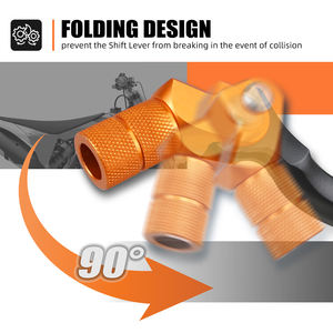 NICECNC Levier de changement de vitesse pliable en aluminium forgé, plaque de pédale pour KTM <span class=keywords><strong>690</strong></span> <span class=keywords><strong>Enduro</strong></span> R 2014-2020 <span class=keywords><strong>2021</strong></span> - Product Image 5