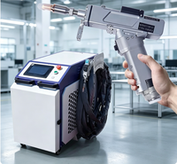 Machine de soudage laser fibre portable 2000W 3-en-1 intégrée pour découpe, nettoyage et détartrage de métaux (fer, cuivre, laiton, alliages)