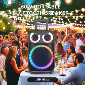 <span class=keywords><strong>Mifa</strong></span> ไมโครโฟนติดรถเข็นไร้สาย RGB 60W, ไมค์สำหรับงานปาร์ตี้กลางแจ้งคาราโอเกะพลังงานสูงสำหรับใช้ในบ้านและคอมพิวเตอร์ - Product Image 3
