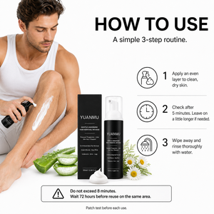 Crème <span class=keywords><strong>dépilatoire</strong></span> sans irritation, spray <span class=keywords><strong>mousse</strong></span> pour l'épilation des hommes, aisselles, poitrine, dos, jambes - Product Image 6