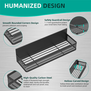SANIPRO, nuevo diseño, organizador de nevera móvil sin clavos, estantes de almacenamiento de condimentos de cocina, estante magnético para especias para refrigerador - Product Image 4
