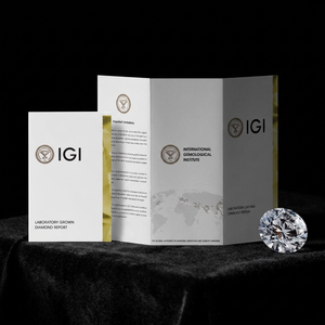 Anillo de compromiso con diamante de corte ovalado en oro amarillo con diamantes laterales, certificado IGI, estilo clásico para mujer - Product Image 5