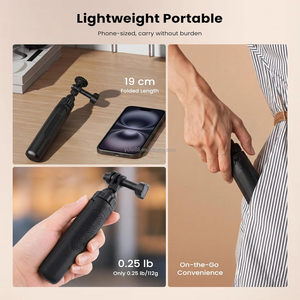 Trépied extensible de 40 cm, mini bâton à selfie portable pour DJI Osmo Pocket 3/4, support stable, poignée pour vlog, <span class=keywords><strong>accessoire</strong></span> pour caméra d'action - Product Image 6