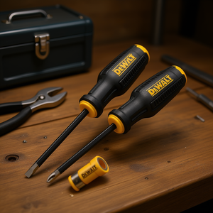 Juego de destornilladores DeWalt de 2 piezas con mango FullFit, ranurado y Phillips - Product Image 3