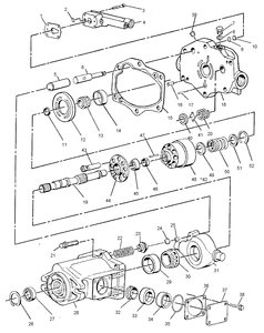 Pompe à piston hydraulique 416 428 9T6857 9T-6857 neuve d'origine pour pièces de chargeuse-pelleteuse et d'excavatrice - Product Image 4