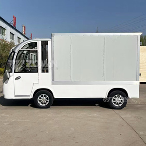 Factory Price Electric White <b>Mini</b> Pickup Car Sightseeing Bus with Cargo Box Electric Vehicle for Sale - Product Image 2