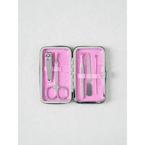 Juego de herramientas de belleza para manicura y pedicura con bolsa de 5 piezas - Product Image 1