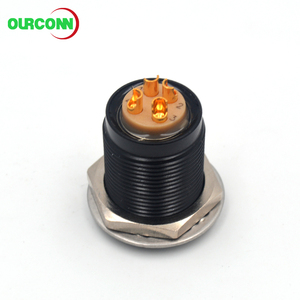 Connecteur circulaire OEM série F <span class=keywords><strong>OGN</strong></span>, prise femelle, montage arrière fixe, compatible avec Fische, pour l'aérospatiale et l'industrie - Product Image 2