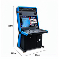 Baby Bear 32 pouces écran LCD Console de jeu vidéo à pièces Jeu à 2 joueurs Machine de combat Boîte de jeu d'arcade