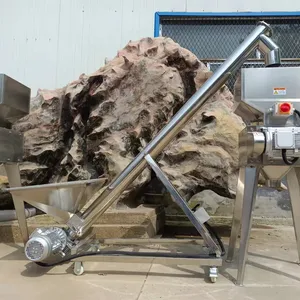 Flexible malt feeding machine to mash tun stainless steel flex grain auger for brewery