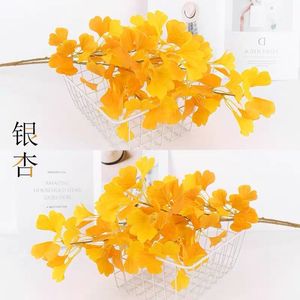 Branches et feuilles artificielles de Ginkgo Late Elm 46g pour la décoration DIY, l'aménagement paysager et la décoration intérieure - Product Image 2
