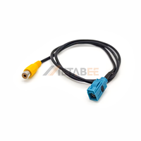 Câble vidéo Fakra Z mâle vers RCA femelle 1M, adaptateur de caméra de recul pour véhicule, affichage de navigation automobile