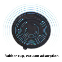 Ağır 360 rotasyon araç tutucu plastik alüminyum cam pencere vantuz telefon dağı ile kilitleme sistemi ve top adaptörü