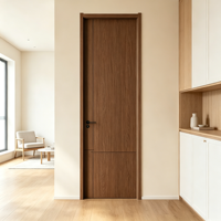 Accessoires intérieurs personnalisés OEM ODM Égypte peints sur mesure pour portes de chambre à coucher, matériaux en film stratifié PVC à grain de bois pour portes en bois