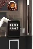 Mesin Pembuat Kopi Otomatis Komersial Coffee Robot RC01, Kios Barista Robot Pintar dengan Layar Sentuh