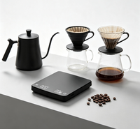 Balance de cuisine électronique portable Sifei Mini en acier inoxydable avec écran LCD, design antidérapant et diffusion audio pour café