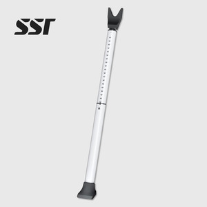 Barre de sécurité réglable pour porte coulissante SSR Heavy Duty blanche – Bloqueur de porte robuste pour maison, appartement, voyage - Product Image 1