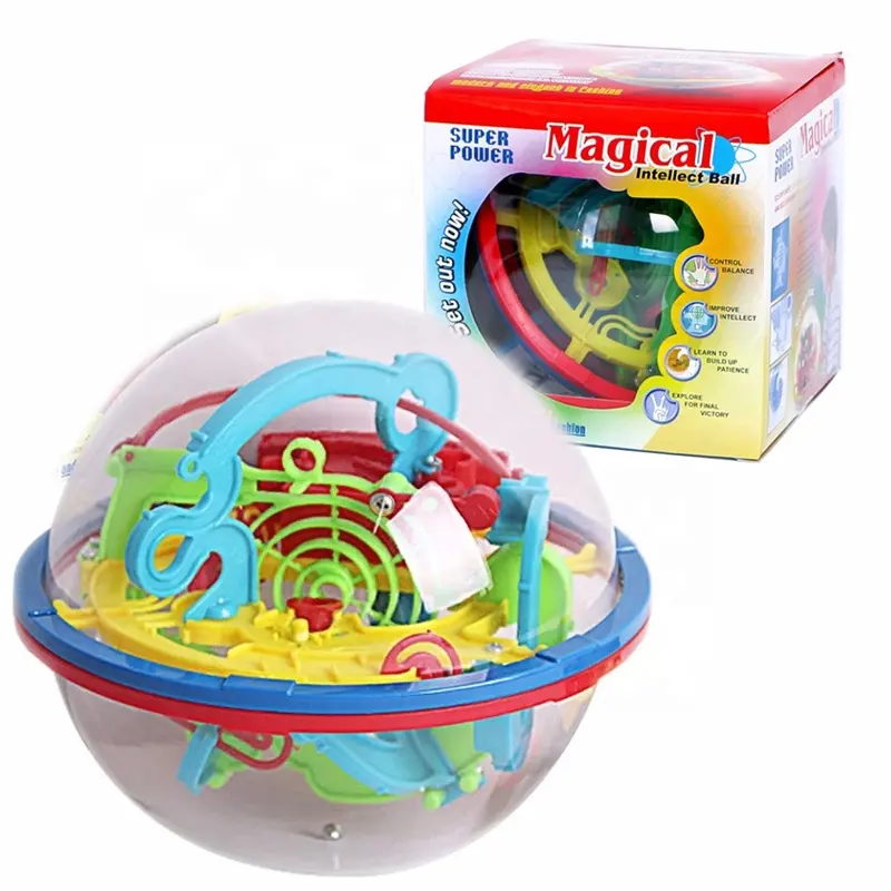 كرة متاهة ، لعبة لغز المتاهة ثلاثية الأبعاد ، كرة متاهة سحرية للأطفال