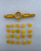 Kit d'outils pour cale à poudre avec 20 cales pour pistolet de revêtement en poudre PEM X1 (2324124)